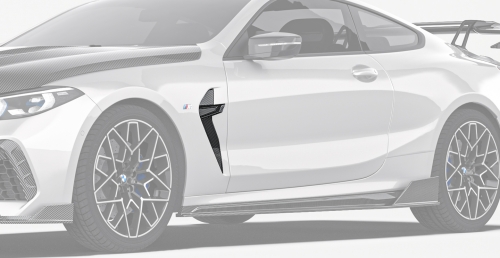 BMW M8 (F91 F92 F93) Paktechz Design Carbon Fiber Fender Trims